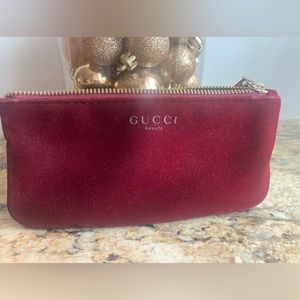 Gucci makeup bag